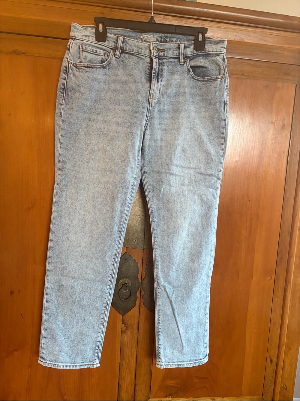 Old Navy boyfriend mid rise Light Wash Straight-Leg Women's Jeans